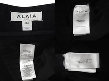 Load image into Gallery viewer, ALAIA アライア SPIRALE スピラーレ ジーンズ デニムパンツ AA9P0295D003A サイズ34 螺旋ジップ ブラック 美品 中古 4b001286