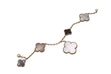 Load image into Gallery viewer, 極美品 Van Cleef&amp;Arpels ヴァンクリーフ&amp;アーペル マジック アルハンブラ ブレスレット 5モチーフ 廃盤 VCARD78700 18k 17.1g ゴールド 中古 4b001288