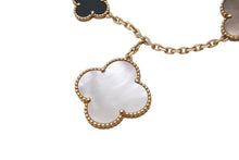 Load image into Gallery viewer, 極美品 Van Cleef&amp;Arpels ヴァンクリーフ&amp;アーペル マジック アルハンブラ ブレスレット 5モチーフ 廃盤 VCARD78700 18k 17.1g ゴールド 中古 4b001288