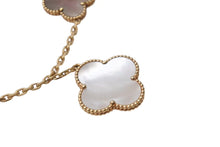 Load image into Gallery viewer, 極美品 Van Cleef&amp;Arpels ヴァンクリーフ&amp;アーペル マジック アルハンブラ ブレスレット 5モチーフ 廃盤 VCARD78700 18k 17.1g ゴールド 中古 4b001288