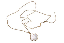 Load image into Gallery viewer, 極美品 Van Cleef&amp;Arpels ヴァンクリーフ&amp;アーペル マジック アルハンブラ ロングネックレス 1モチーフ VCARO49L00 18k ゴールド 中古 4b001289