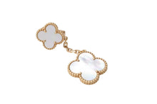Load image into Gallery viewer, 極美品 Van Cleef&amp;Arpels ヴァンクリーフ&amp;アーペル マジック アルハンブラ イヤリング ピアス モチーフ VCARD78800 18k 15.1g ゴールド 中古 4b001290