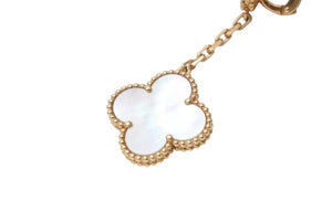 極美品 Van Cleef&Arpels ヴァンクリーフ&アーペル マジック アルハンブラ イヤリング ピアス モチーフ VCARD78800 18k 15.1g ゴールド 中古 4b001290