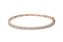 Load image into Gallery viewer, Bijou de M ビジュードエム Diamond Bangle ダイヤバングル D0.95ct 重量約8.7g K14 ゴールド ダイヤモンド サイズ14cm 良品 中古 4b001294