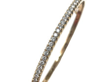 Load image into Gallery viewer, Bijou de M ビジュードエム Diamond Bangle ダイヤバングル D0.95ct 重量約8.7g K14 ゴールド ダイヤモンド サイズ14cm 良品 中古 4b001294