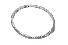 Load image into Gallery viewer, Bijou de M ビジュードエム Diamond Bangle ダイヤバングル D0.95ct 重量約8.6g K14 ホワイトゴールド ダイヤモンド サイズ14cm 美品 中古 4b001295