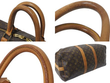 Load image into Gallery viewer, LOUIS VUITTON ルイヴィトン モノグラム キーポル45 ボストンバッグ M41428 PVC ヌメ革 ブラウン ゴールド金具 美品 中古 4b001313