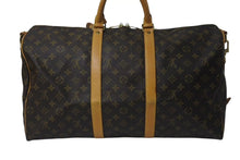 Load image into Gallery viewer, LOUIS VUITTON ルイヴィトン キーポル50 ボストンバッグ M41426 モノグラムキャンバス ブラウン ゴールド金具 美品 中古 4b001315