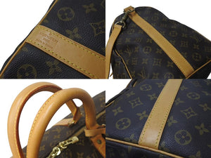 LOUIS VUITTON ルイヴィトン キーポル50 ボストンバッグ M41426 モノグラムキャンバス ブラウン ゴールド金具 美品 中古 4b001315