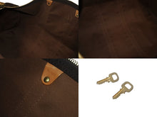 Load image into Gallery viewer, LOUIS VUITTON ルイヴィトン キーポル55 ボストンバッグ M41424 モノグラム PVCコーティングキャンバス ヌメ革 ブラウン 美品 中古 4b001316