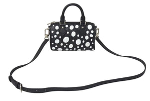 新品同様 LOUIS VUITTON ルイヴィトン ナノ スピーディ 草間彌生 2WAYハンドバッグ M81910 モノグラムアンプラントレザー 中古 4b001318