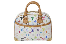 Load image into Gallery viewer, 極美品 LOUIS VUITTON ルイヴィトン ハンドバッグ トゥルーヴィル モノグラム ホワイト マルチカラー M92663 ゴールド金具 中古 4b001319