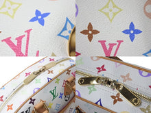 Load image into Gallery viewer, 極美品 LOUIS VUITTON ルイヴィトン ハンドバッグ トゥルーヴィル モノグラム ホワイト マルチカラー M92663 ゴールド金具 中古 4b001319