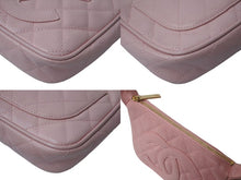 Load image into Gallery viewer, 新品同様 CHANEL シャネル 月見型 ワンショルダーバッグ ポーチ キャビアスキン 9番台 ピンク 中古 4b001321