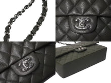 Load image into Gallery viewer, 極美品 CHANEL シャネル マトラッセ25 Wフラップ Wチェーンショルダーバッグ 14番台 キャビアスキン カーキ 中古 4b001322
