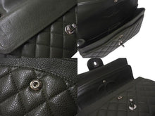 Load image into Gallery viewer, 極美品 CHANEL シャネル マトラッセ25 Wフラップ Wチェーンショルダーバッグ 14番台 キャビアスキン カーキ 中古 4b001322