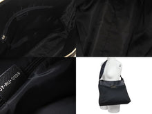 Load image into Gallery viewer, 極美品 Christian Dior クリスチャンディオール ストリートシック オブリーク ショルダーバッグ ブラック ネイビー シルバー金具 ロゴ 美品 中古 4b001326