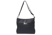 Load image into Gallery viewer, 極美品 Christian Dior クリスチャンディオール ストリートシック オブリーク ショルダーバッグ ブラック ネイビー シルバー金具 ロゴ 美品 中古 4b001326