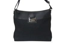 Load image into Gallery viewer, 極美品 Christian Dior クリスチャンディオール ストリートシック オブリーク ショルダーバッグ ブラック ネイビー シルバー金具 ロゴ 美品 中古 4b001326