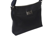 Load image into Gallery viewer, 極美品 Christian Dior クリスチャンディオール ストリートシック オブリーク ショルダーバッグ ブラック ネイビー シルバー金具 ロゴ 美品 中古 4b001326