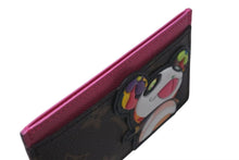 Load image into Gallery viewer, 未使用 LOUIS VUITTON ルイヴィトン LV×TM カードケース ポルト カルト サーンプル モノグラム パンダ M13439 ブラウン ピンク 中古 4b001327