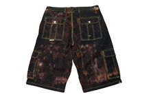 Load image into Gallery viewer, COOGI クージー バギーカーゴショーツ サイズ42 コットン ブラック ブリーチ加工 マルチカラー サイズ42 美品 中古 4b001342