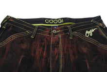Load image into Gallery viewer, COOGI クージー バギーカーゴショーツ サイズ42 コットン ブラック ブリーチ加工 マルチカラー サイズ42 美品 中古 4b001342