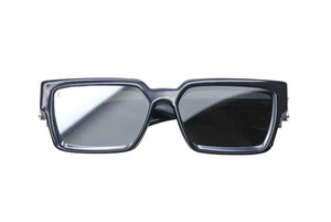 極美品 LOUIS VUITTON ルイヴィトン 1.1ミリオネア サングラス Z1422E プラスチック メタル ラインストーン ブラック 中古 4b001345