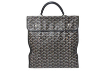 Load image into Gallery viewer, 極美品 GOYARD ゴヤール サンレジェ バックパック リュック STLEGEMMLTY01CG01P ブラック シルバー金具 中古 4b001390