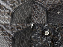 Load image into Gallery viewer, 極美品 GOYARD ゴヤール サンレジェ バックパック リュック STLEGEMMLTY01CG01P ブラック シルバー金具 中古 4b001390