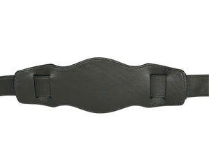 BALENCIAGA バレンシアガ ストラップ レザー ショルダーバッグ ハンドバッグ カーキ シルバー金具 良品 中古 4b001393