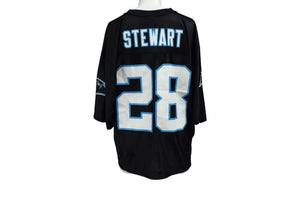 REEBOK NFL パンサーズ スチュワート リーボック フットボール アメフト ゲームシャツ ブラック サイズ M 美品 中古 4b001396 