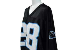 REEBOK NFL パンサーズ スチュワート リーボック フットボール アメフト ゲームシャツ ブラック サイズ M 美品 中古 4b001396 