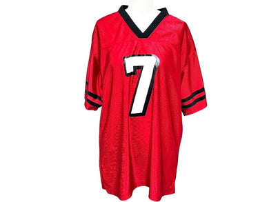 REEBOK NFL Falcons Vick リーボック フットボール アメフト ゲームシャツ レッド サイズ XL 中古 4b001398