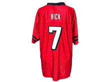Load image into Gallery viewer, REEBOK NFL Falcons Vick リーボック フットボール アメフト ゲームシャツ レッド サイズ XL 中古 4b001398