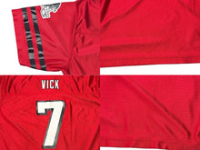 Load image into Gallery viewer, REEBOK NFL Falcons Vick リーボック フットボール アメフト ゲームシャツ レッド サイズ XL 中古 4b001398