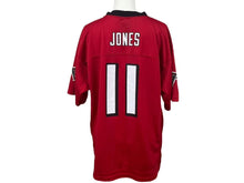Load image into Gallery viewer, REEBOK NFL Falcons Jones リーボック フットボール アメフト ゲームシャツ レッド 品質タグなし サイズ XL 美品 中古 4b001400