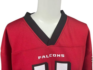 REEBOK NFL Falcons Jones リーボック フットボール アメフト ゲームシャツ レッド 品質タグなし サイズ XL 美品 中古 4b001400