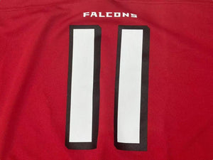 REEBOK NFL Falcons Jones リーボック フットボール アメフト ゲームシャツ レッド 品質タグなし サイズ XL 美品 中古 4b001400