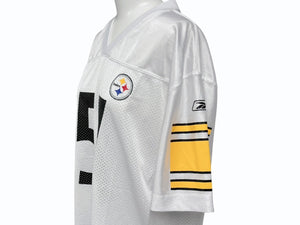 REEBOK NFL スティーラーズ ファリアー リーボック フットボール アメフト ゲームシャツ ホワイト サイズ XL 中古 美品 4b001401 