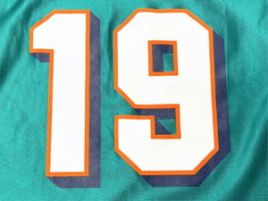 REEBOK NFL Dophins Marshall リーボック フットボール アメフト ゲームシャツ グリーン サイズ XL 美品中古 4b001404
