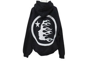 新品未使用 HELLSTAR ヘルスター Uniform Hoodie ユニフォーム フーディー パーカー 6CCFEBCD サイズM ブラック 中古 4b001415
