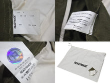 Load image into Gallery viewer, 極美品 READYMADE レディメイド CARGO PANTS カーゴパンツ RE-CO-BK-00-00-84 ヴィンテージコットン カーキ サイズ2 中古 4b001418