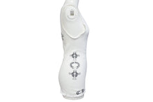 Load image into Gallery viewer, CHROME HEARTS クロムハーツ ホースシュー ロゴ プリント タンクトップ ホワイト コットン フローラルクロス サイズM 良品 中古 4b001419