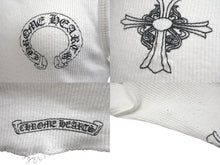 Load image into Gallery viewer, CHROME HEARTS クロムハーツ ホースシュー ロゴ プリント タンクトップ ホワイト コットン フローラルクロス サイズM 良品 中古 4b001419