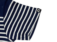 Load image into Gallery viewer, GOOD ENOUGH グッドイナフ ボーダー半袖 Tシャツ GE-136006 ネイビー サイズM 日本製 コットン 美品 中古 4b001424
