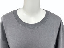 Load image into Gallery viewer, GOOD ENOUGH グッドイナフ G Logo 刺繍 フラワー柄 バックプリント 半袖Tシャツ ロゴ 90s グレー サイズM コットン 美品 中古 4b001427