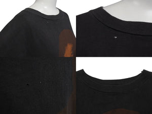 O.J. SIMPSON オレンタール ジェームス シンプソン 半袖Tシャツ コットン ブラック ブラウン ホワイト 美品 中古 4b001432