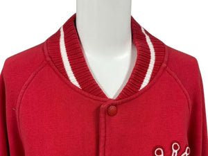 STUSSY AUTHENTIC GEAR オールド ステューシー オーセンティック ギア 90's スタジャン ジャケット レッド サイズM 美品 中古 4b001434 