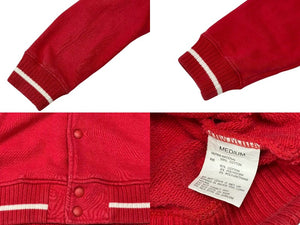 STUSSY AUTHENTIC GEAR オールド ステューシー オーセンティック ギア 90's スタジャン ジャケット レッド サイズM 美品 中古 4b001434 